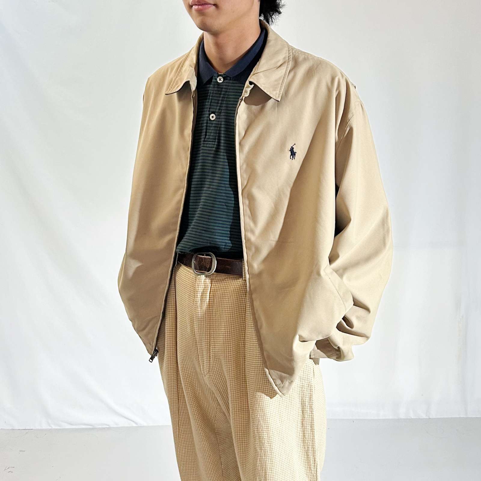 古着–90's～ OLD RALPH LAUREN ピーチスキン ドリズラー ジャケット