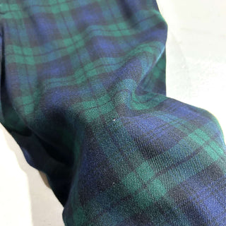 80's L.L.Bean ブラックウォッチ チェック ウール スラックス