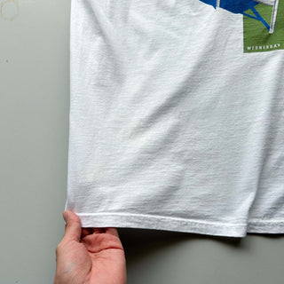 90's FRUIT OF THE LOOM "TASTE" 両面プリント Tシャツ