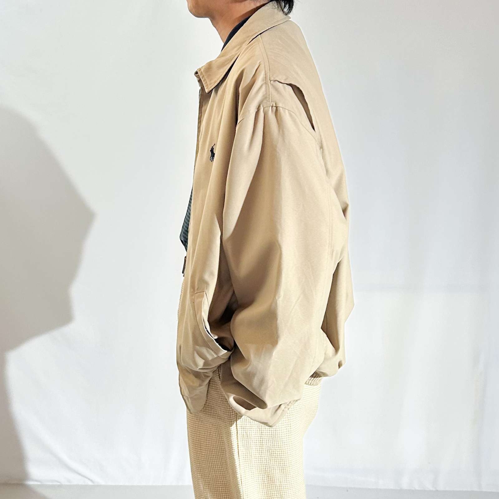 古着–90's～ OLD RALPH LAUREN ピーチスキン ドリズラー ジャケット