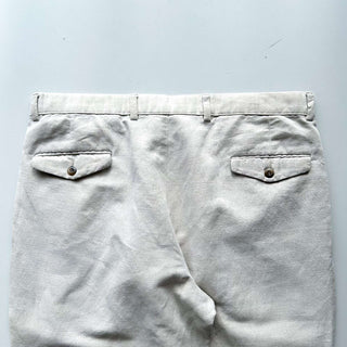 00's DOCKERS コットン×リネン ２タック ワイド スラックス