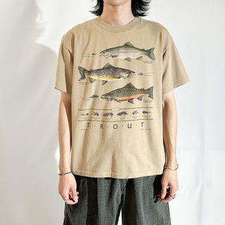 90's "made in USA" anvil LIBERTY GRAPHICS 両面プリント Tシャツ