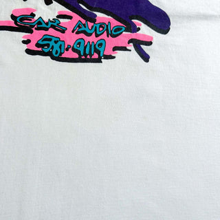 00's JERZEES "CRANK IT UP! " 企業 両面プリント Tシャツ