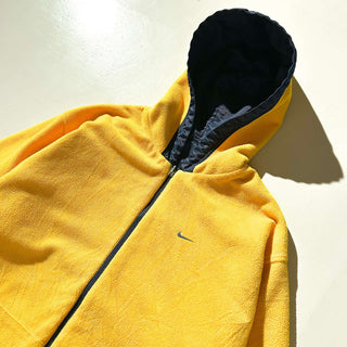 00's NIKE ナイロン×フリース フーデッド リバーシブル シェル ジャケット
