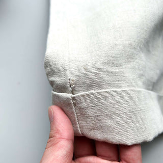 00's DOCKERS コットン×リネン ２タック ワイド スラックス