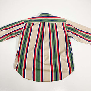 90's TOMMY HILFIGER マルチストライプ L/S シャツ