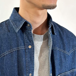 90's SUNBELT ウエスタン デニム L/Sシャツ