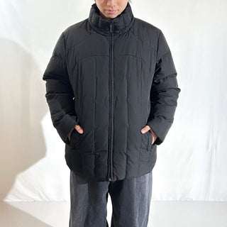 00's Calvin Klein ブラック キルティング ダウン ジャケット