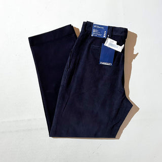 90's～ "deadstock" LANDS' END ２タック コーデュロイ パンツ (TRUENAVY 30×30)