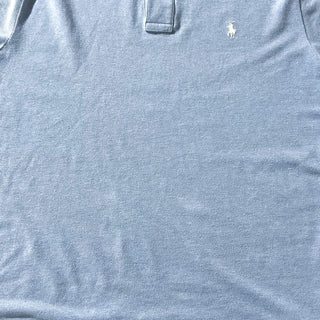 90's OLD RALPH LAUREN パステルカラー ニット S/Sポロシャツ