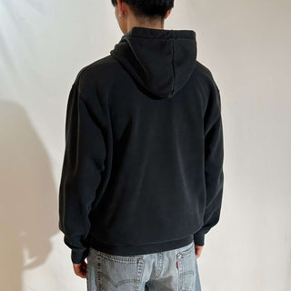 00's adidas ブラック センターロゴ スウェット パーカ