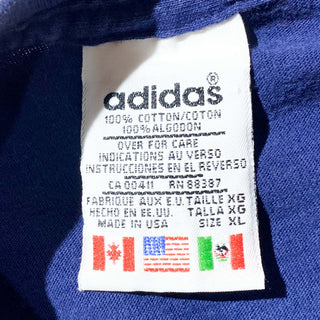 90's "made in USA" adidas ワンポイントロゴ カットソー