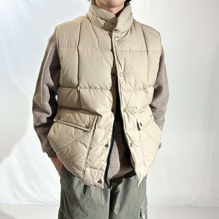 90's St. John's Bay ダブルジップ スナップ ダウン ベスト