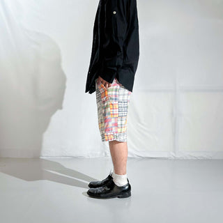 00's パッチワーク マドラス×コットンブロード リバーシブル ショーツ