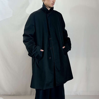 ～70's London Fog ブラック ボアライナー ステンカラー コート