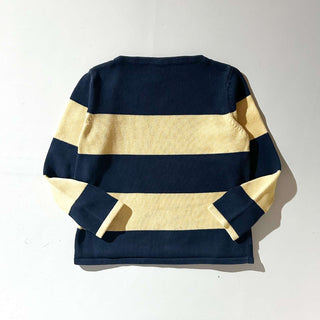 90's NINE ボートネック ボーダー ニット セーター