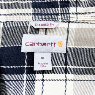 00's Carhartt チェック L/S ライトネルシャツ