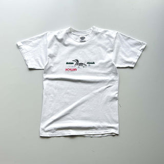 90's "made in USA" American apparel Company "IOWA" ダック ヘビーウェイト 刺繍 Tシャツ