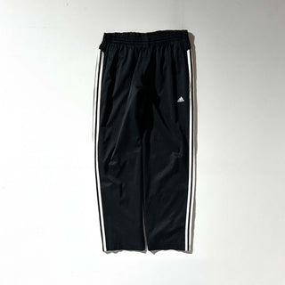 00's adidas ブラック ドローコード ナイロン パンツ