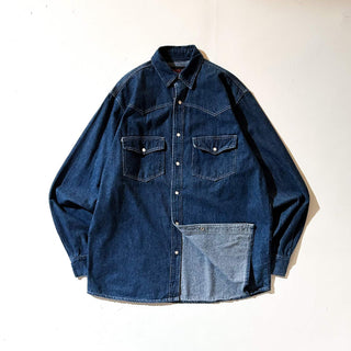 90's SUNBELT ウエスタン デニム L/Sシャツ