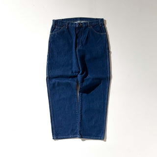 00's Dickies "濃紺 " ワイド ペインター デニム パンツ