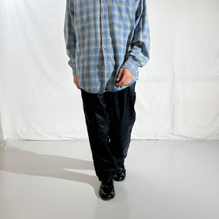 00's GAP ブラック ドローコード ナイロン パンツ