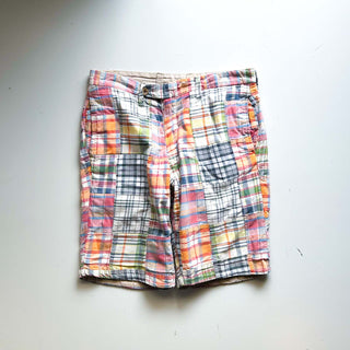 00's パッチワーク マドラス×コットンブロード リバーシブル ショーツ