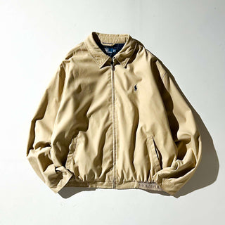 90's～ OLD RALPH LAUREN ピーチスキン ドリズラー ジャケット