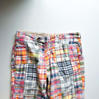 00's パッチワーク マドラス×コットンブロード リバーシブル ショーツ