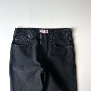 ～00's OLD NAVY テーパード ブラック デニム パンツ