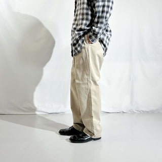 90's～ OLD RALPH LAUREN "ANDREW PANT" ベージュ ２タック チノ パンツ