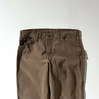 00's Dickies ダック ペインター パンツ(ブラウン)