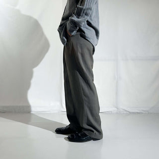 90's～00's AXIST ポリエステル×レーヨン 2タック スラックス