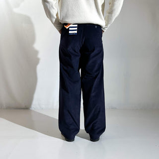 90's～ "deadstock" LANDS' END ２タック コーデュロイ パンツ (TRUENAVY 30×30)