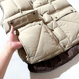 90's St. John's Bay ダブルジップ スナップ ダウン ベスト