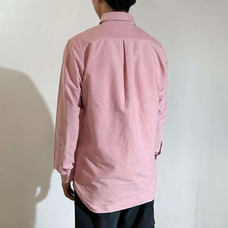 90's～ OLD RALPH LAUREN "classic fit" ダスティローズ オックスフォード ボタンダウン L/Sシャツ
