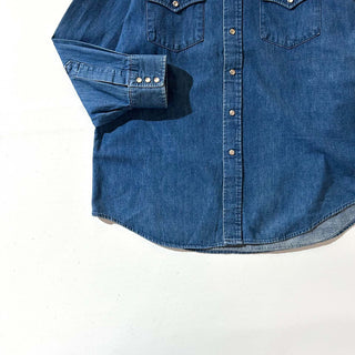 70's～80's "made in USA" LEE デニム ウエスタン L/Sシャツ