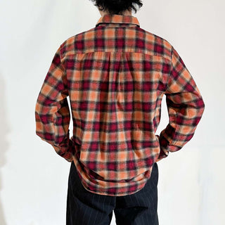 00's st.john's bay ボタンダウン オンブレ風  L/Sネルシャツ