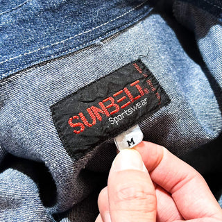90's SUNBELT ウエスタン デニム L/Sシャツ