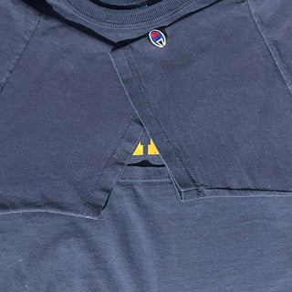 90's "made in USA" champion "MICHIGAN" 短丈 カレッジ プリント Tシャツ