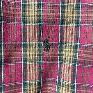 90's～ OLD RALPH LAUREN "CLASSIC FIT" チェック ボタンダウン L/Sシャツ