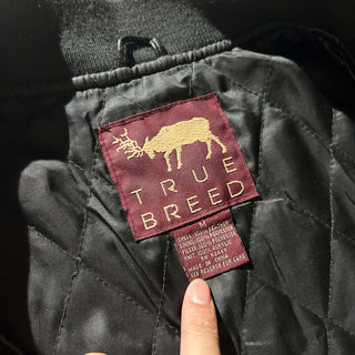 90's～00's TRUE BREED キルティング レザー ブルゾン ジャケット