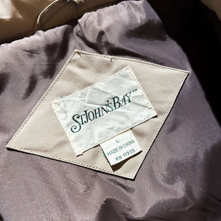 90's St. John's Bay ダブルジップ スナップ ダウン ベスト