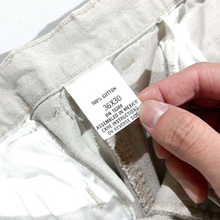 90's BRITTANIA オフホワイト キャンバス 3タック スラックス