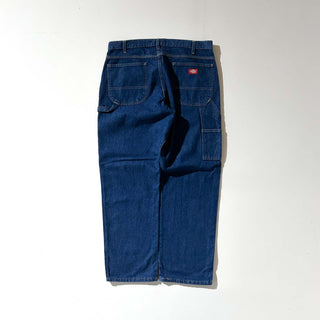 00's Dickies "濃紺 " ワイド ペインター デニム パンツ