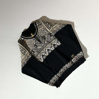 00's DALE OF NORWAY ノルディック柄 ハーフジップ ニット セーター