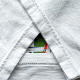 90's FRUIT OF THE LOOM "TASTE" 両面プリント Tシャツ