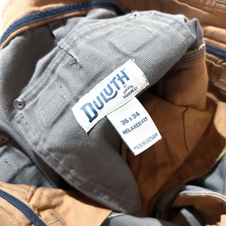 DULUTH ペンキ ダック ワイド カーゴ パンツ