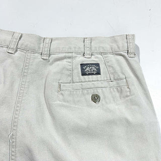 90's BRITTANIA オフホワイト キャンバス 3タック スラックス