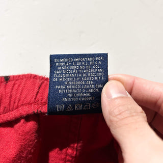 90's～ OLD Ralph Lauren ドローコード 総柄 ワイド パジャマ パンツ